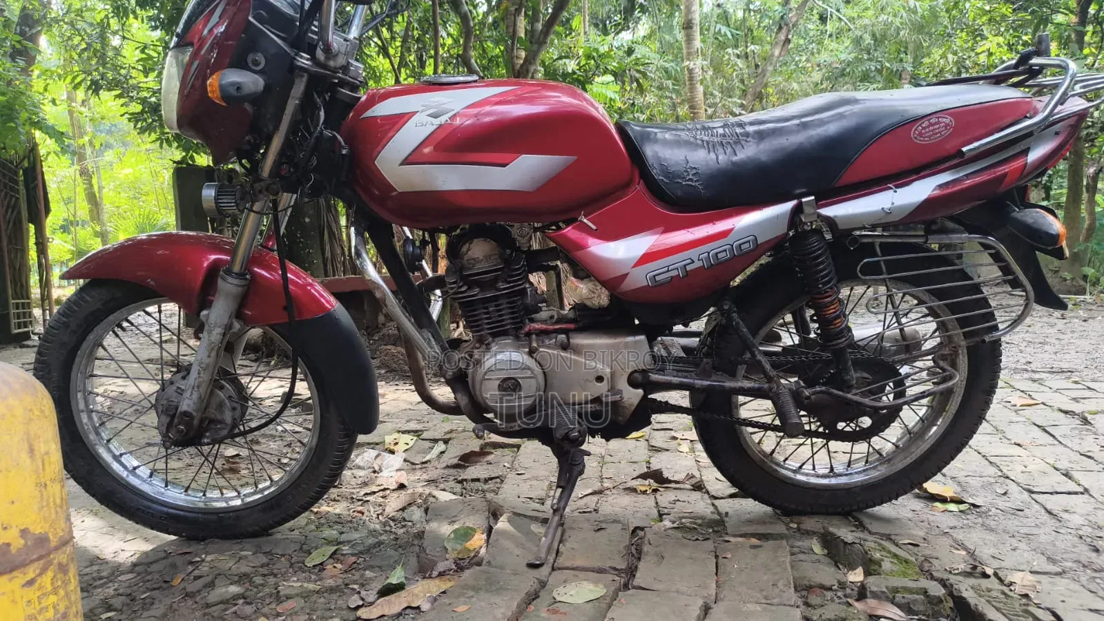 Bajaj CT 100 2007 Red