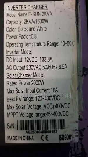 SAKO 2KVA (1600Watt) Hybrid Solar Inverter