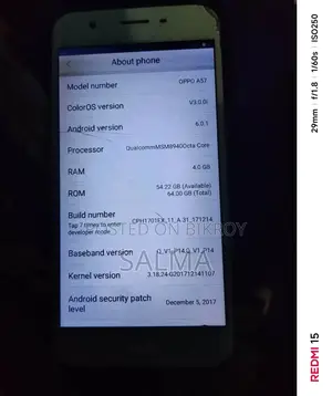 Oppo A57 64 GB Rose Gold