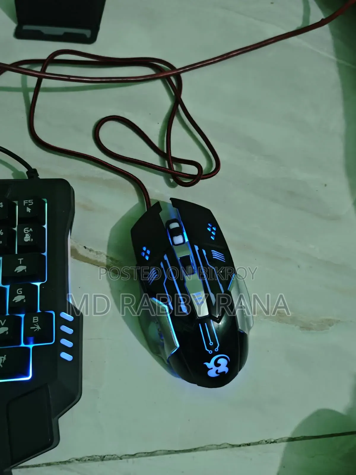 RGB Gaming Keyboard T9 3600DPI Gaming Mouse Combo