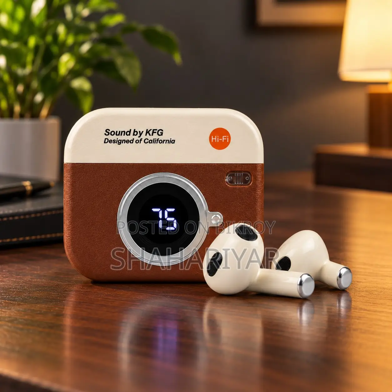 Q86 Retro Camera Design True Wireless Earbuds