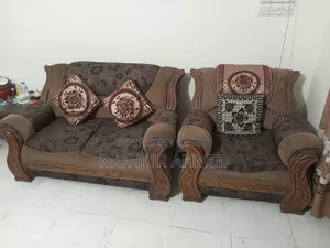 Shegun Wood Modern Sofa Set(2+1+2)