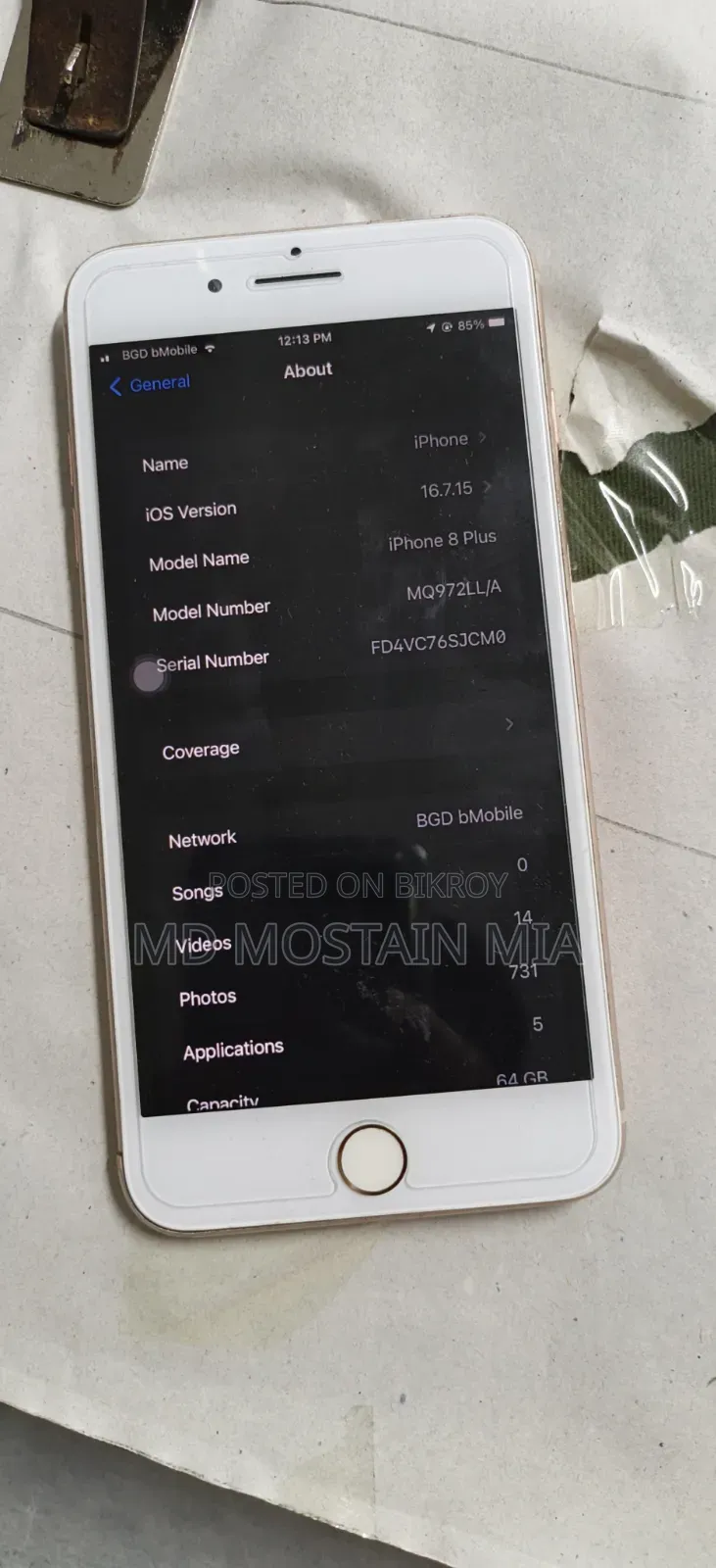 Apple iPhone 8 Plus 64 GB White