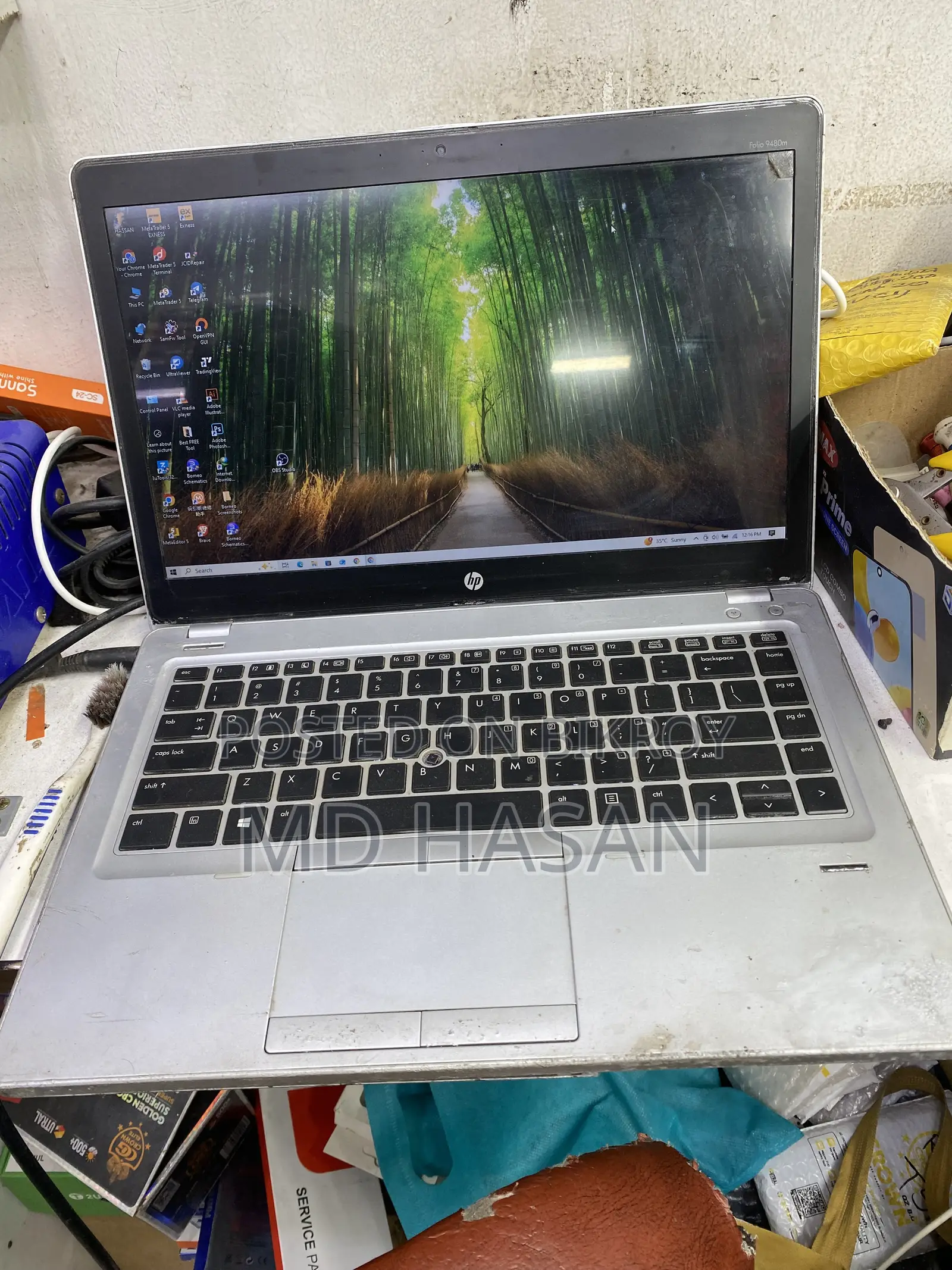 Laptop HP EliteBook Folio 9480M 8GB Intel Core i5 SSD 128GB