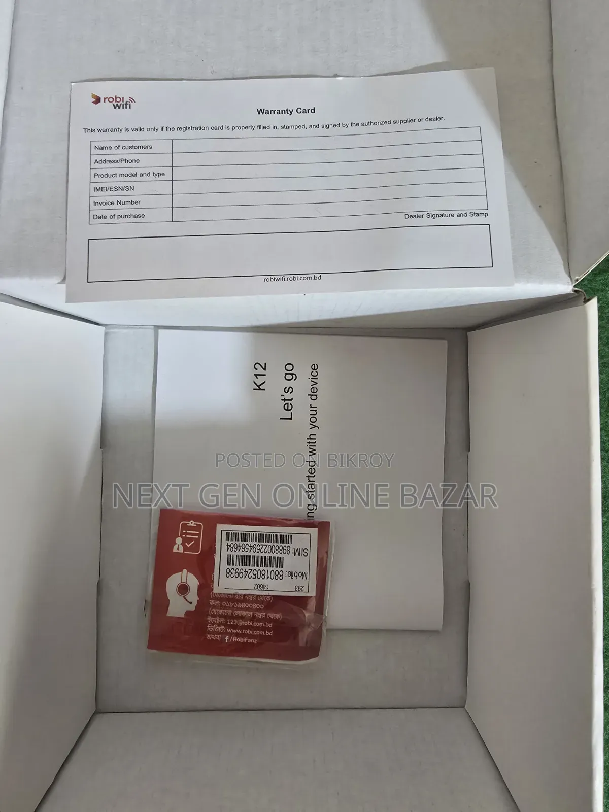 Robi WiFi (Battery Backup Sim Router)