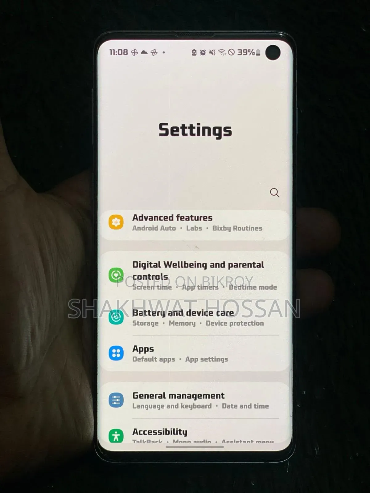 Samsung Galaxy S10 128 GB Blue