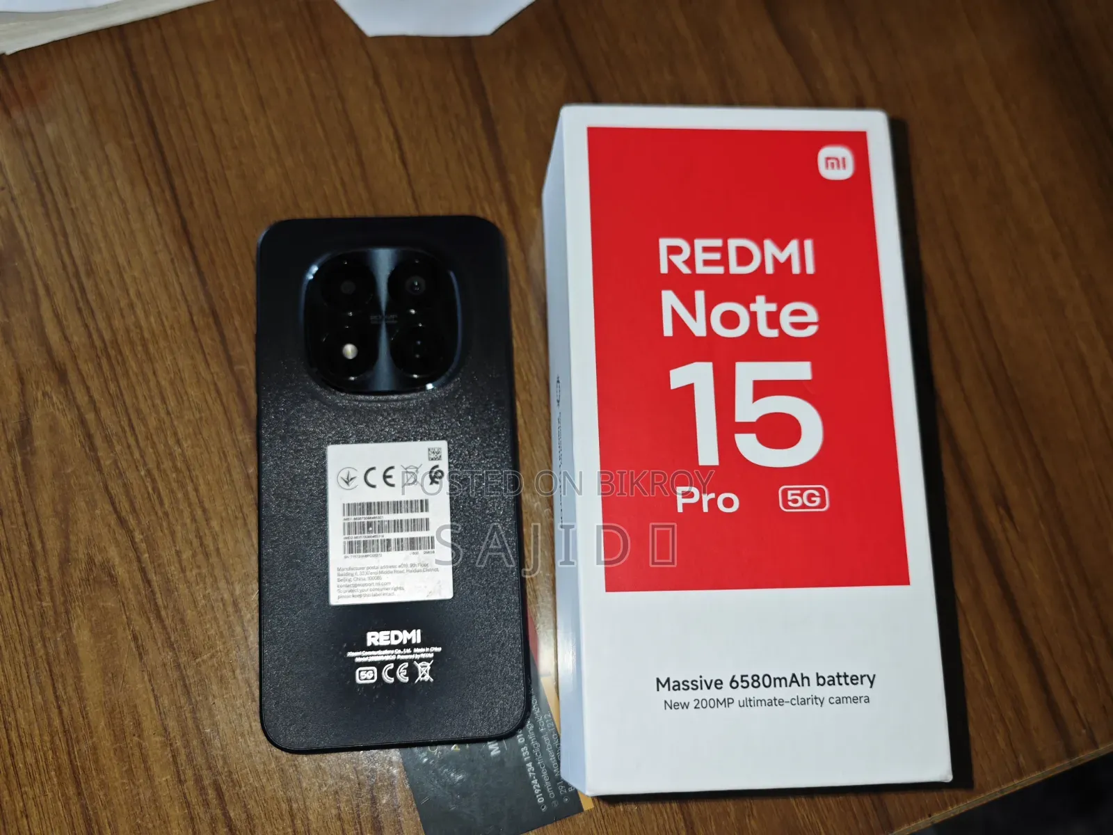 Xiaomi Redmi Note 15 Pro 256 GB Black