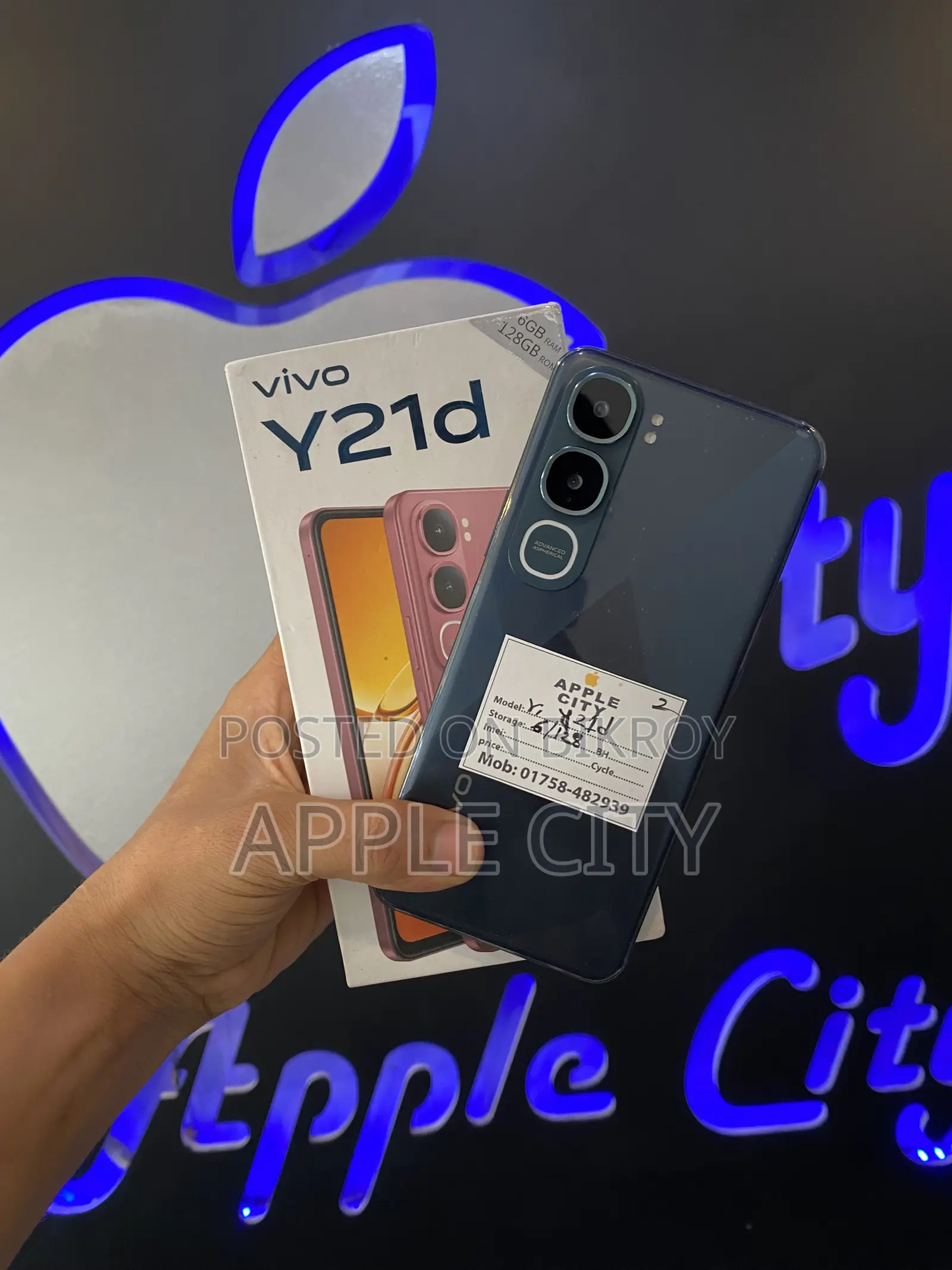Vivo Y21d 128 GB Black