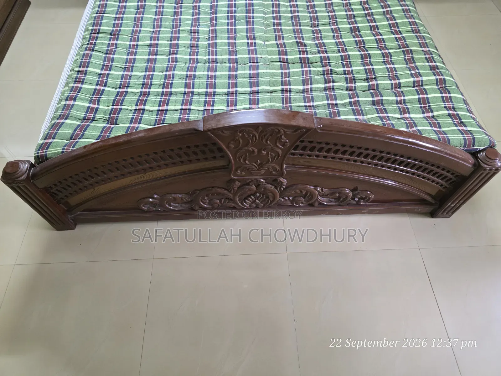 King Size Wooden Bed