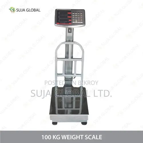100 Kg Heavy Duty Digital Platform Weight Scale MS SS Heavy Body