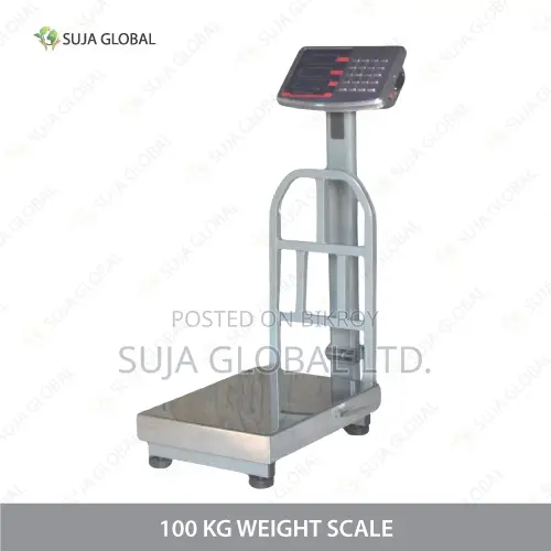 100 Kg Heavy Duty Digital Platform Weight Scale MS SS Heavy Body