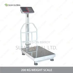 200 Kg Heavy Duty Digital Platform Weight Scale MS SS Heavy Body