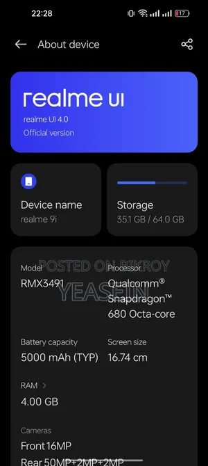 Xiaomi Redmi 9i 64 GB Black