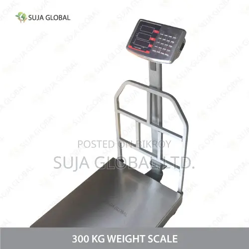 300 Kg Heavy Duty Digital Platform Weight Scale MS SS Heavy Body