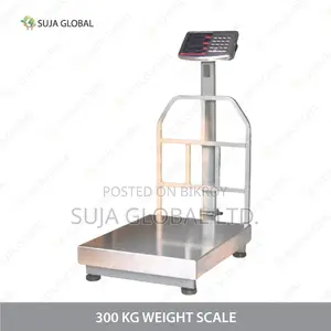 300 Kg Heavy Duty Digital Platform Weight Scale MS SS Heavy Body