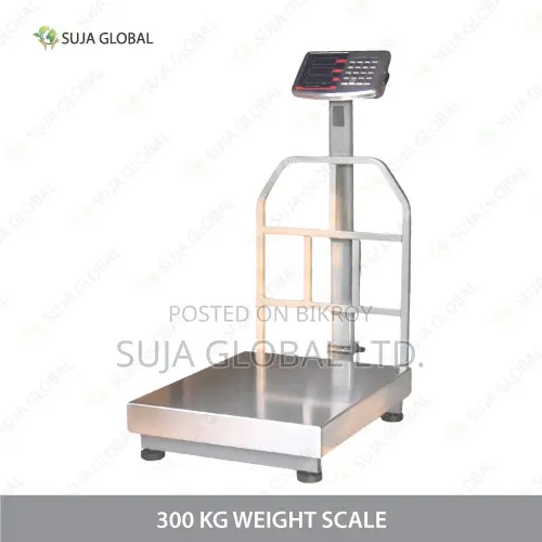 300 Kg Heavy Duty Digital Platform Weight Scale MS SS Heavy Body