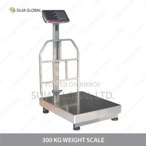 300 Kg Heavy Duty Digital Platform Weight Scale MS SS Heavy Body