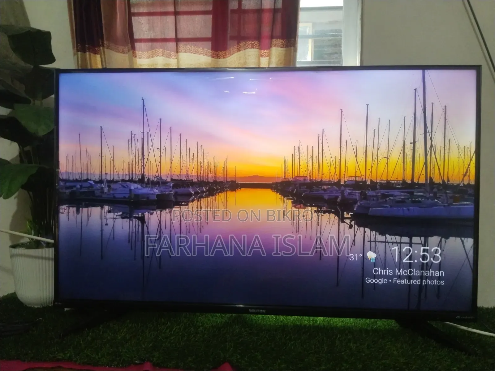 Walton Android Smart Google TV, 43" Inches.
