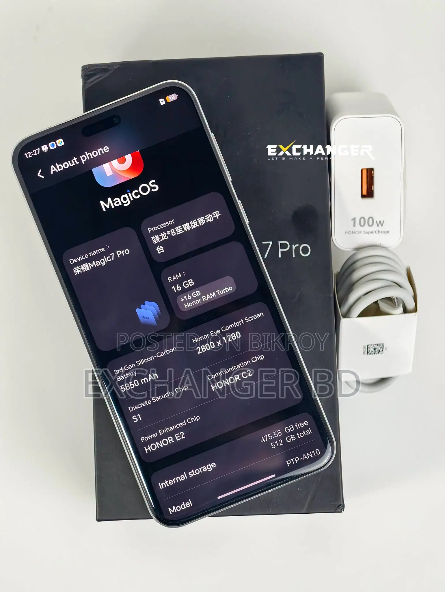 Honor Magic7 Pro 512 GB Gray