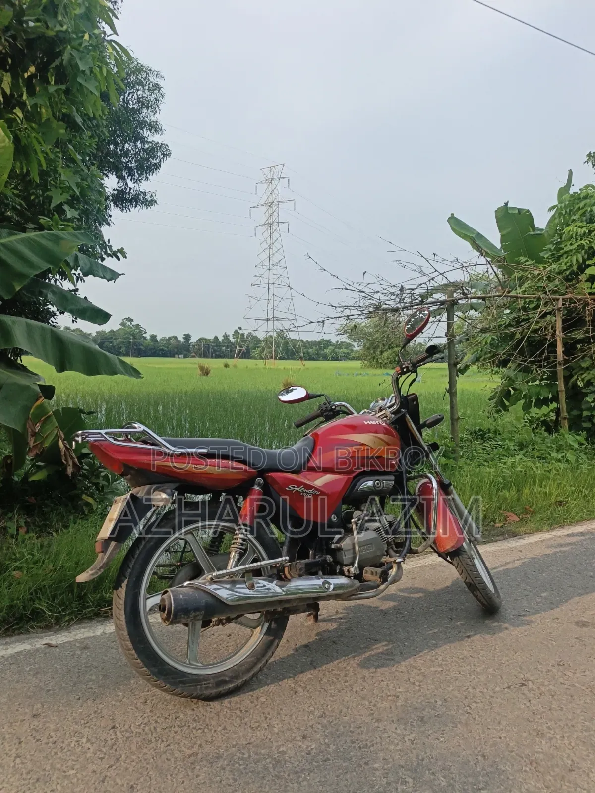 Hero Splendor Pro 2017 Red