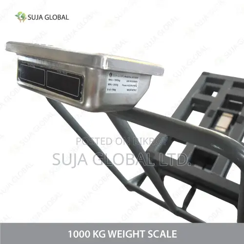 1000 Kg Heavy Duty Digital Platform Weight Scale With Moveable Wheel
