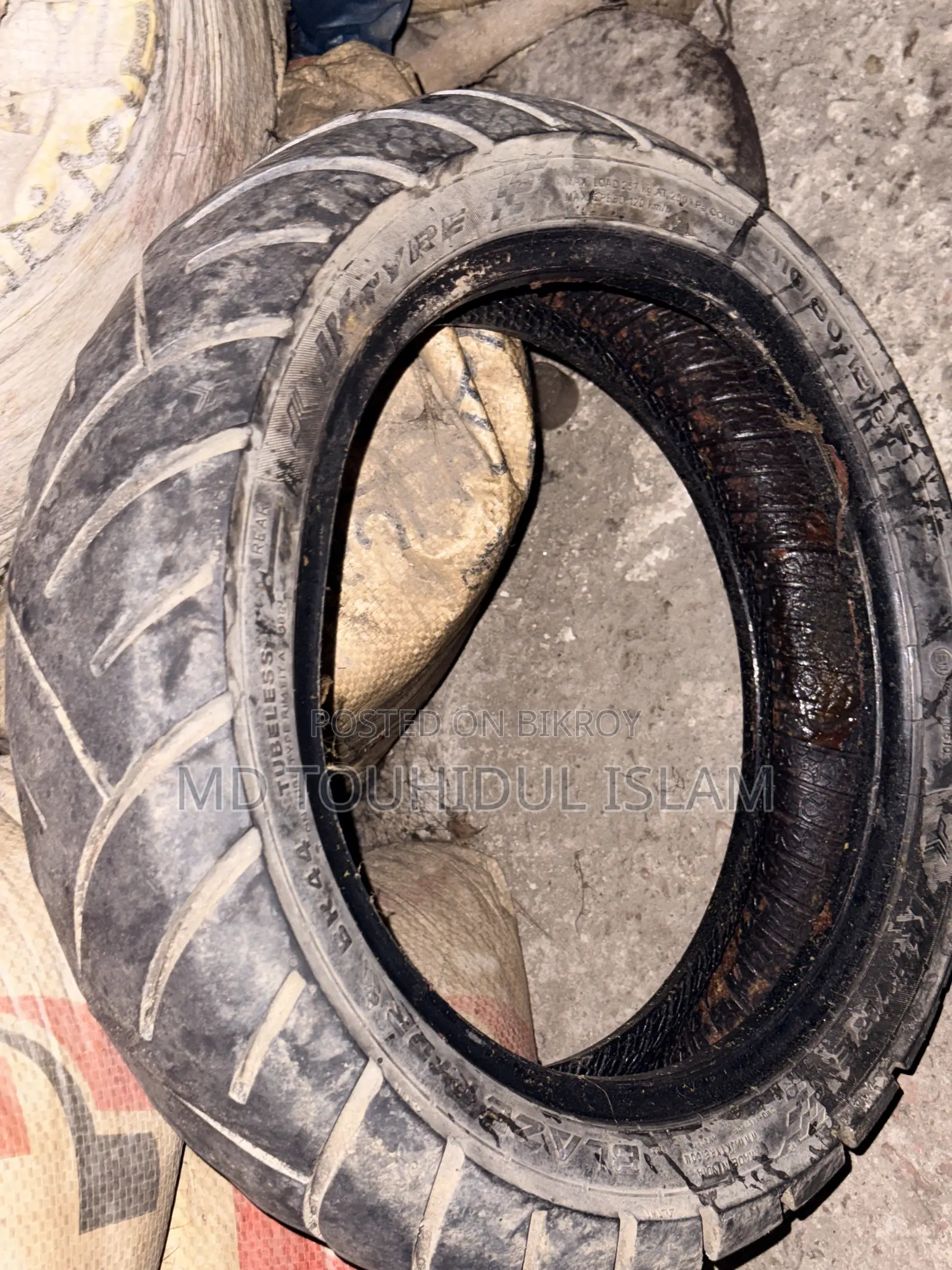 TVS Ntorq Rear Tyre 110/80-12