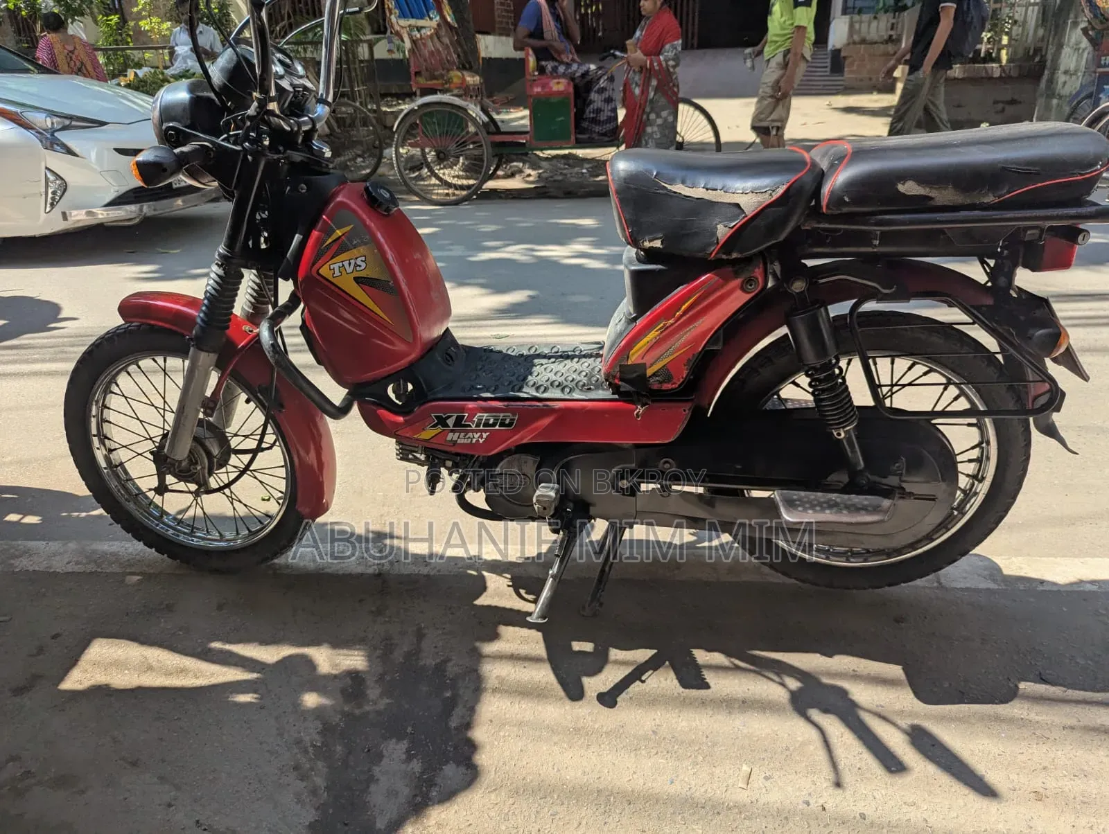 TVS XL 100 2020 Red
