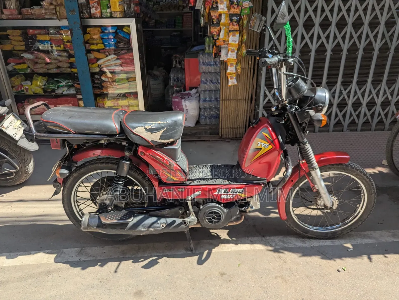 TVS XL 100 2020 Red