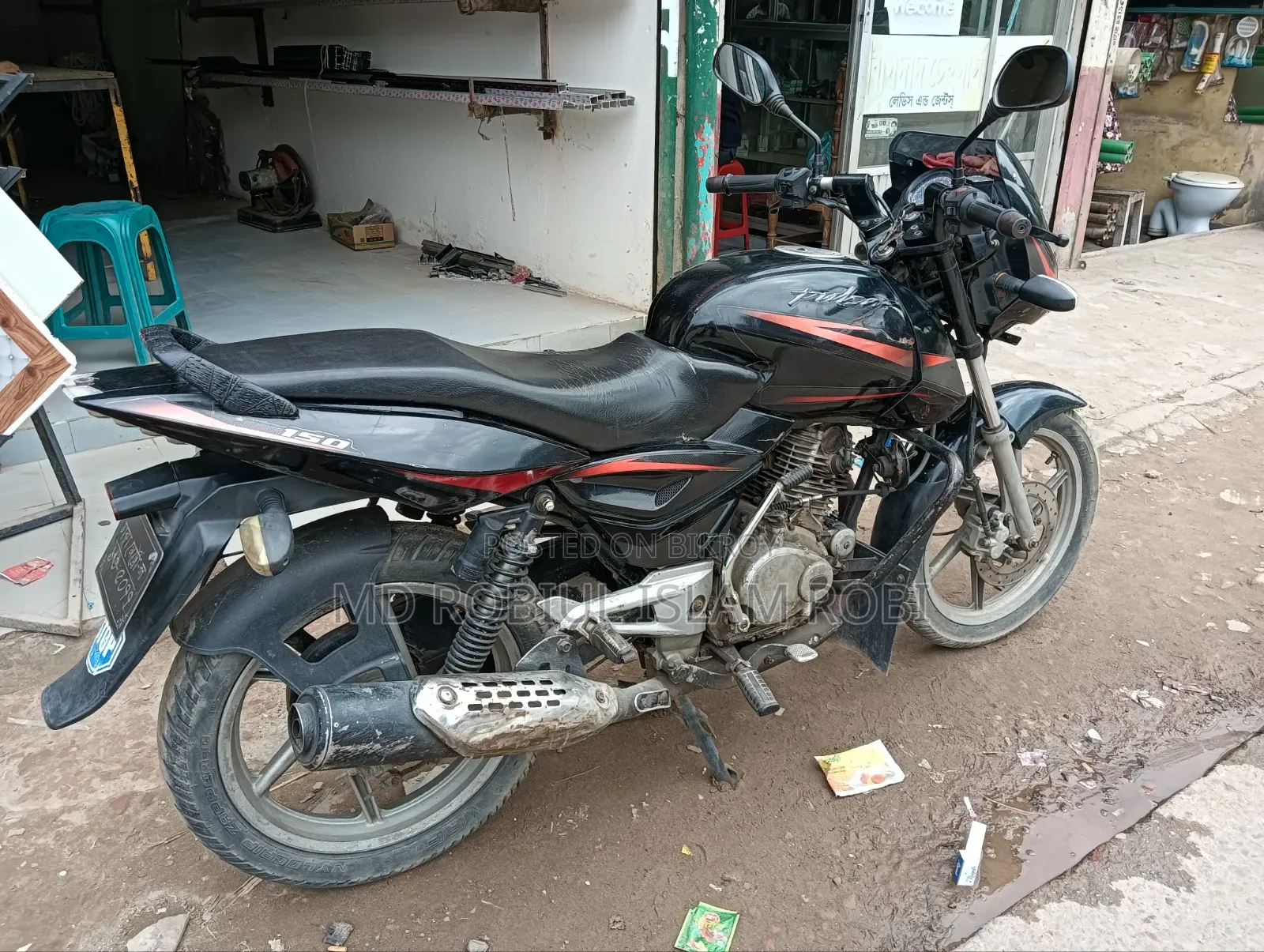 বাজাজ পালসার ১৫০ ২০০৯ কালো