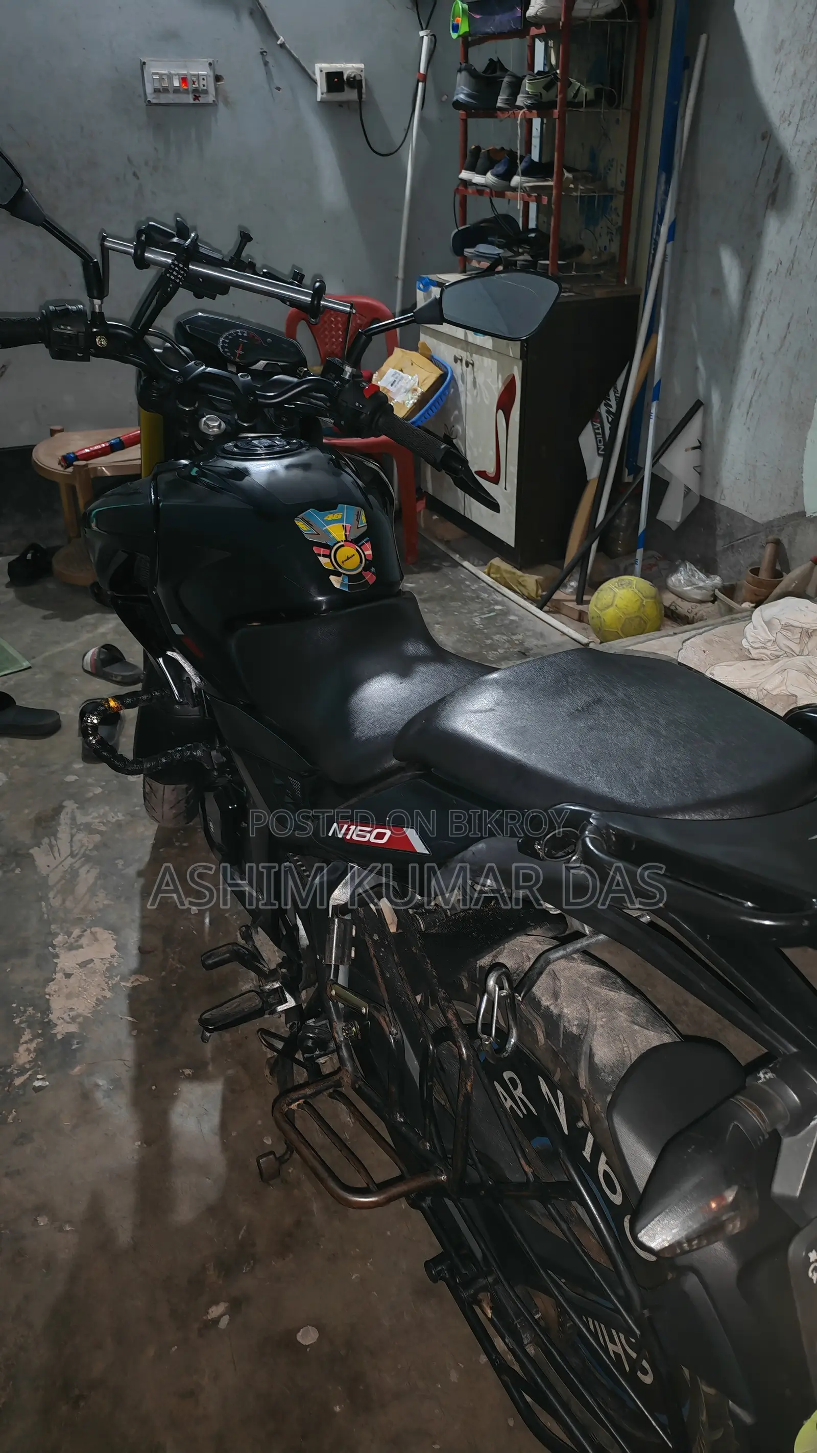 বাজাজ পালসার এন১৬০ ২০২২ কালো