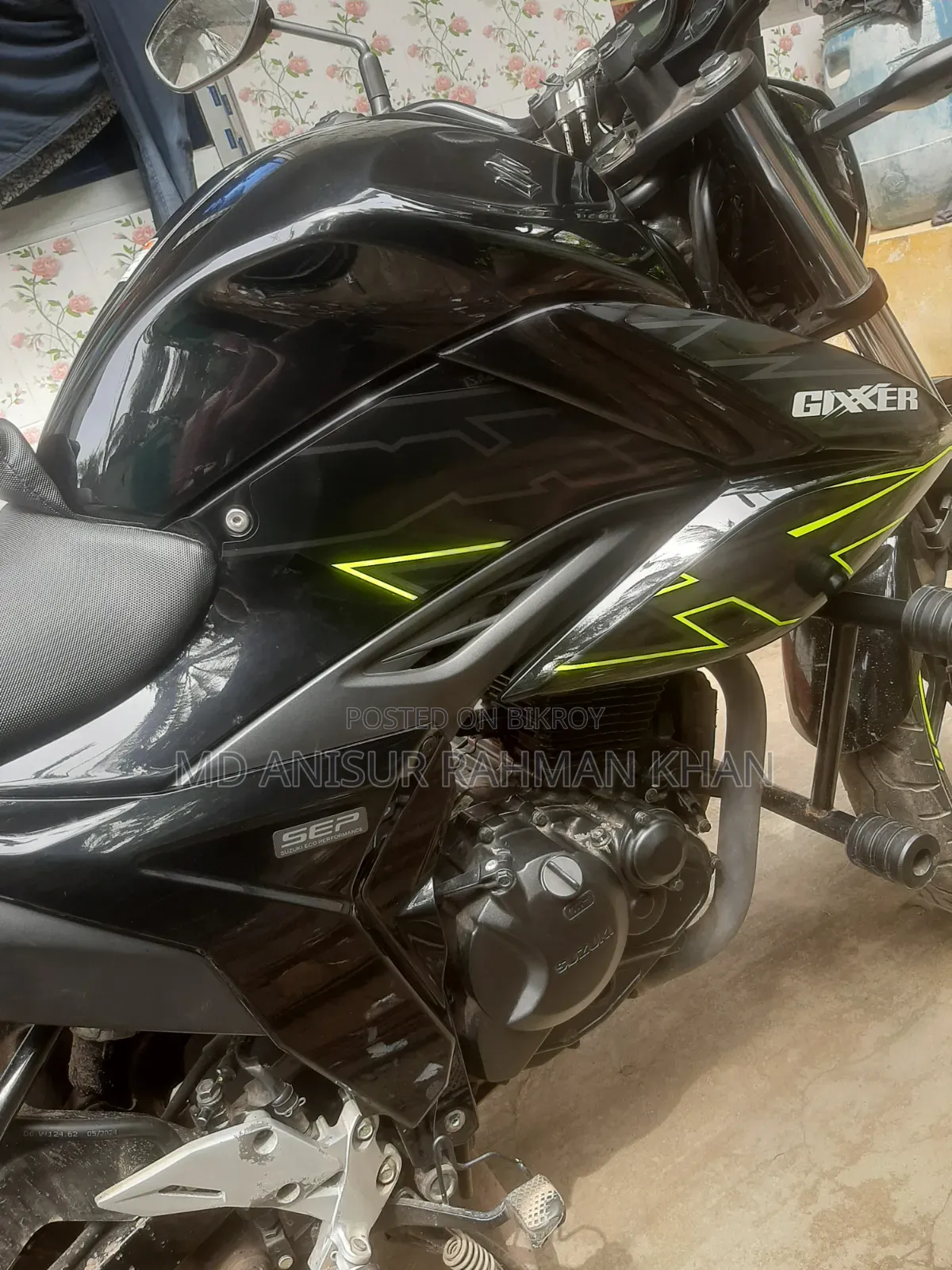 Suzuki Gixxer 2024 Black