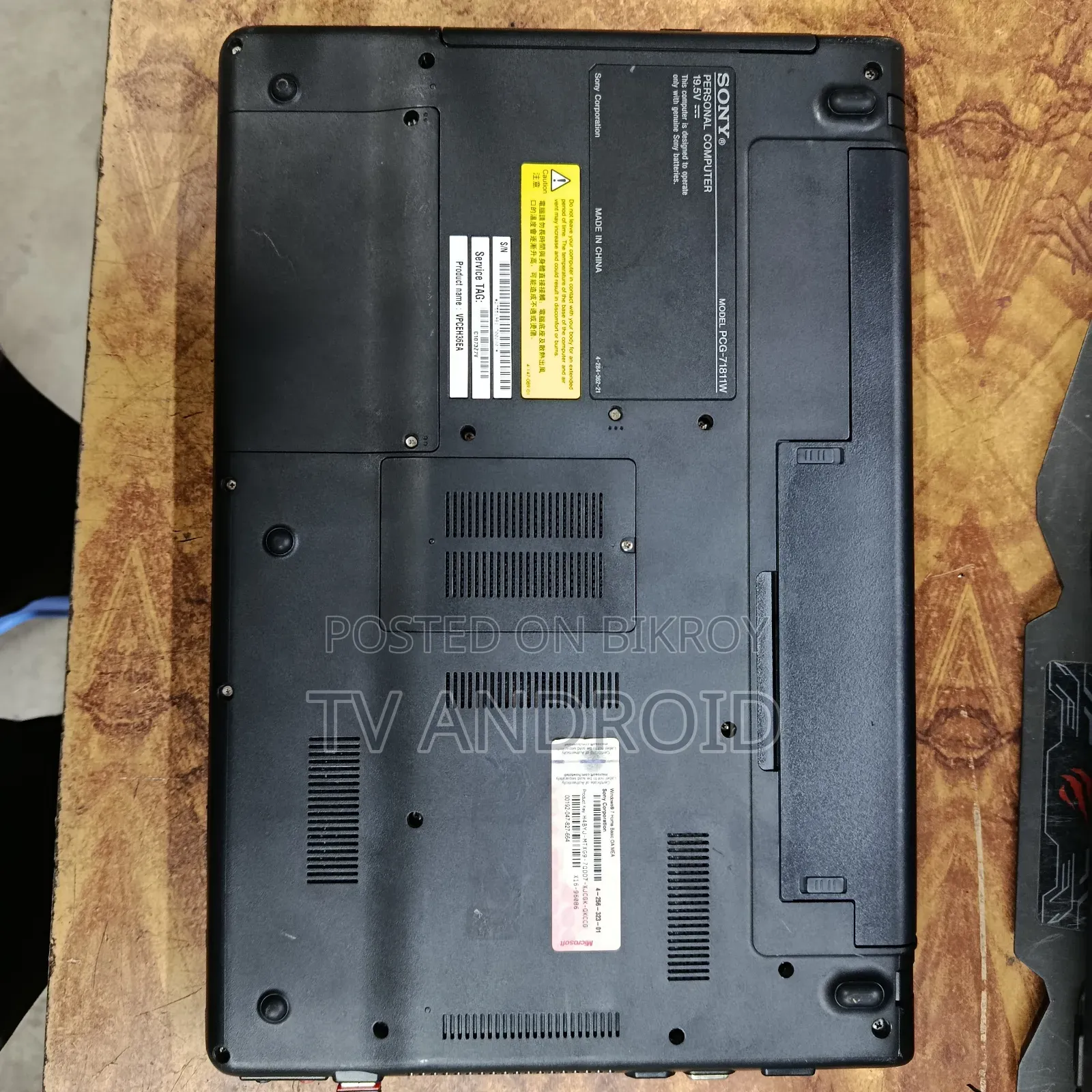 Laptop Sony VAIO PCG-7D1M 4GB Intel Core i3 HDD 250GB
