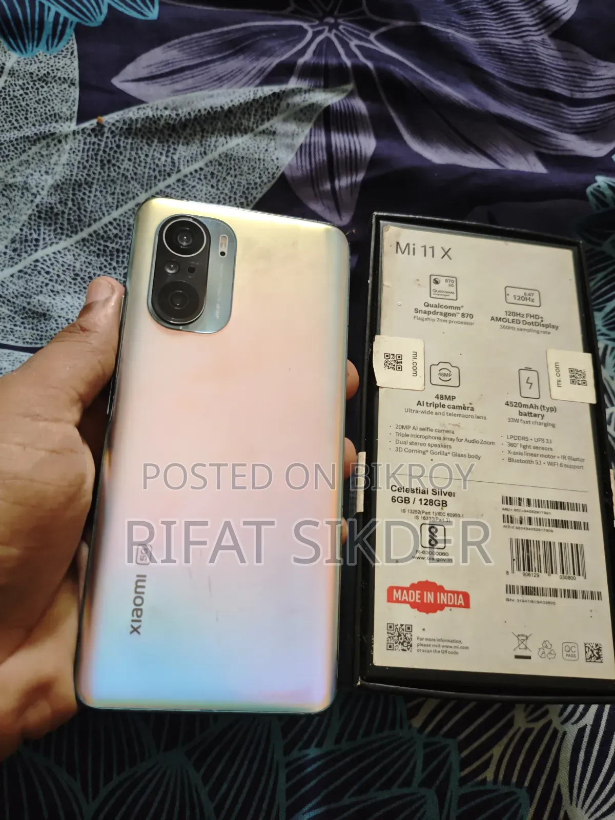 Xiaomi Poco F3 128 GB White
