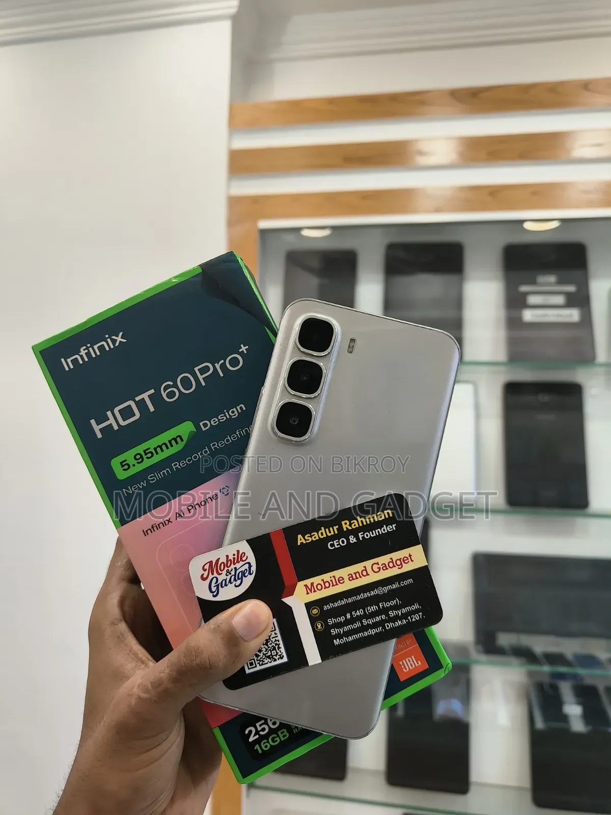 Infinix Hot 60 Pro+ 256 GB Silver