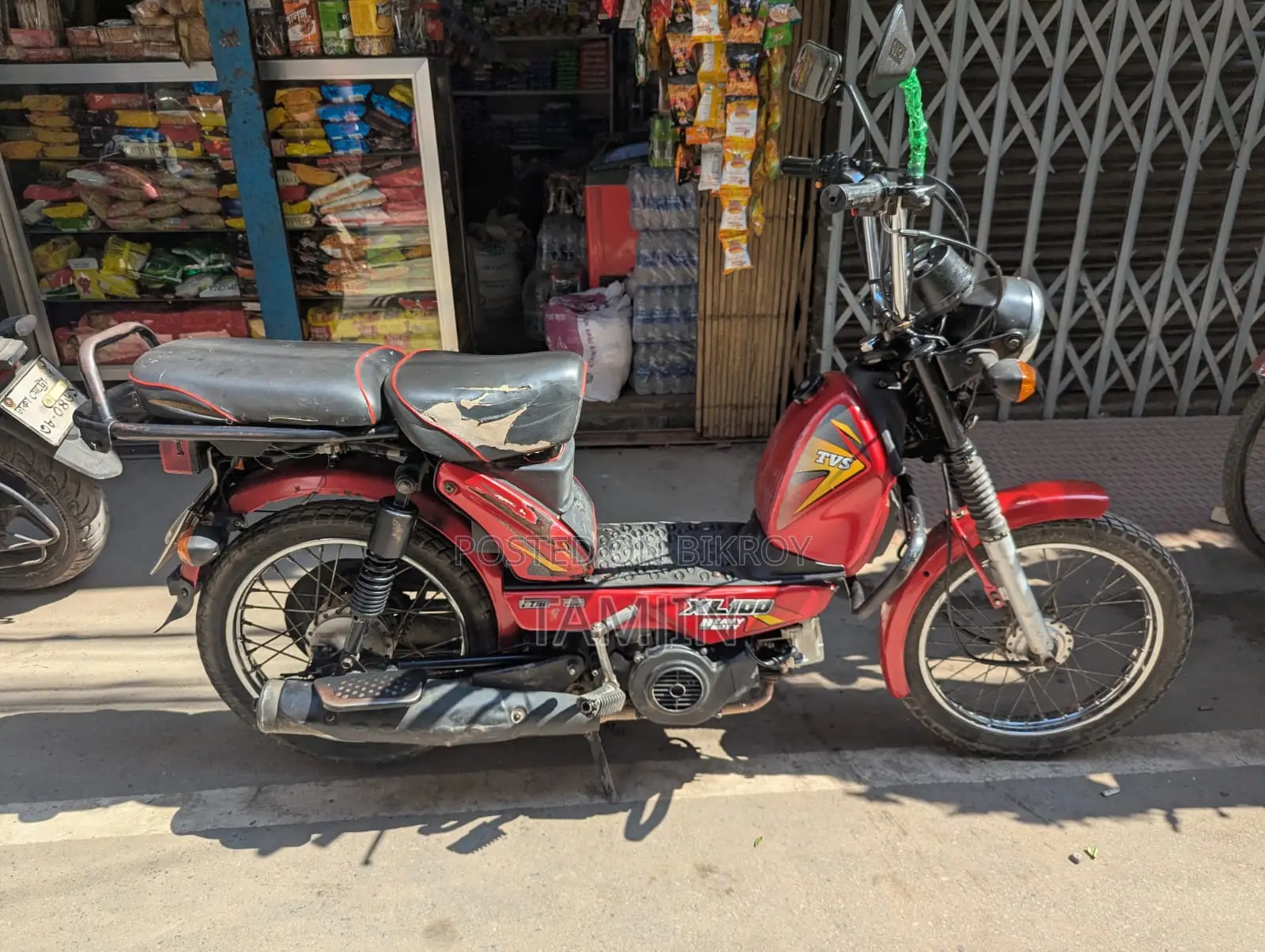 TVS XL 100 2018 Black