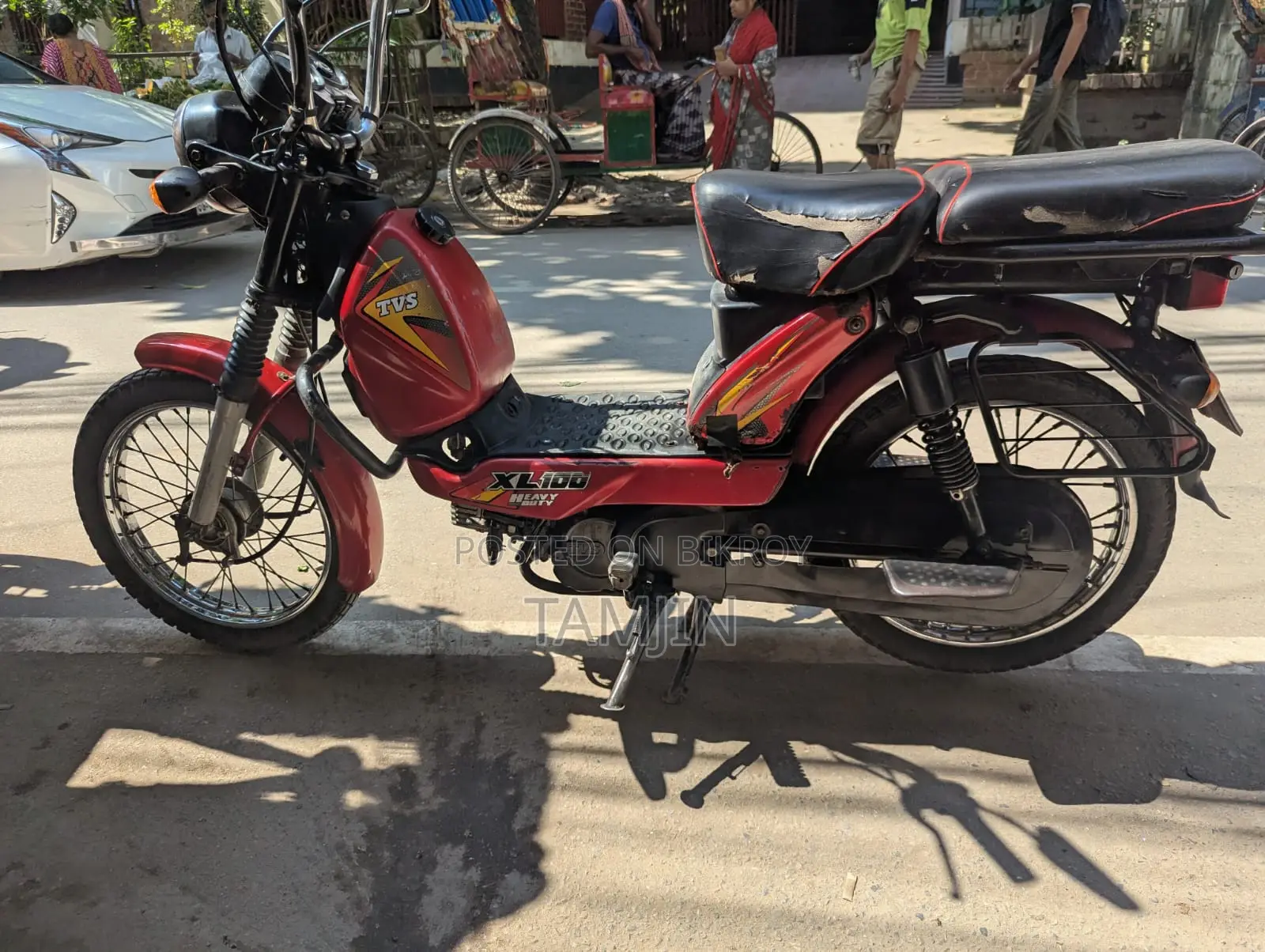 TVS XL 100 2018 Black