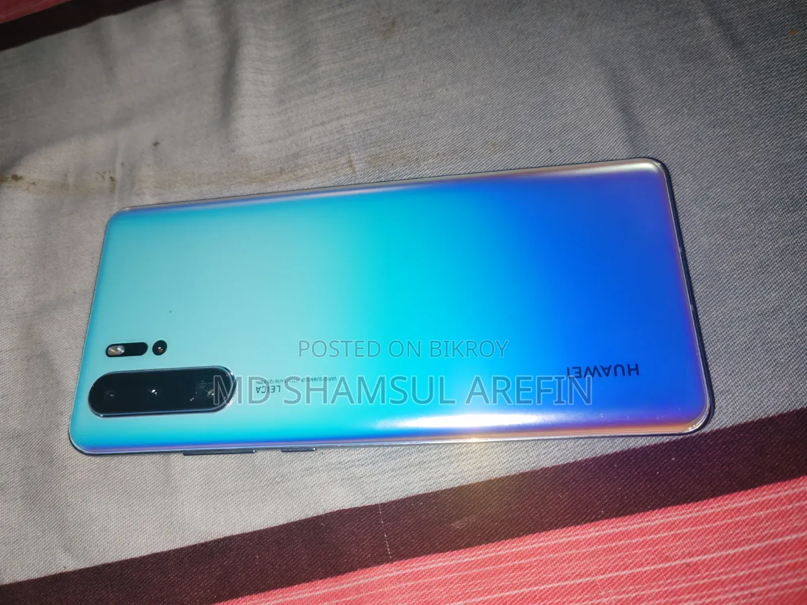 হুয়াওয়ে পি৩০ প্রো ১২৮ জিবি ব্লু
