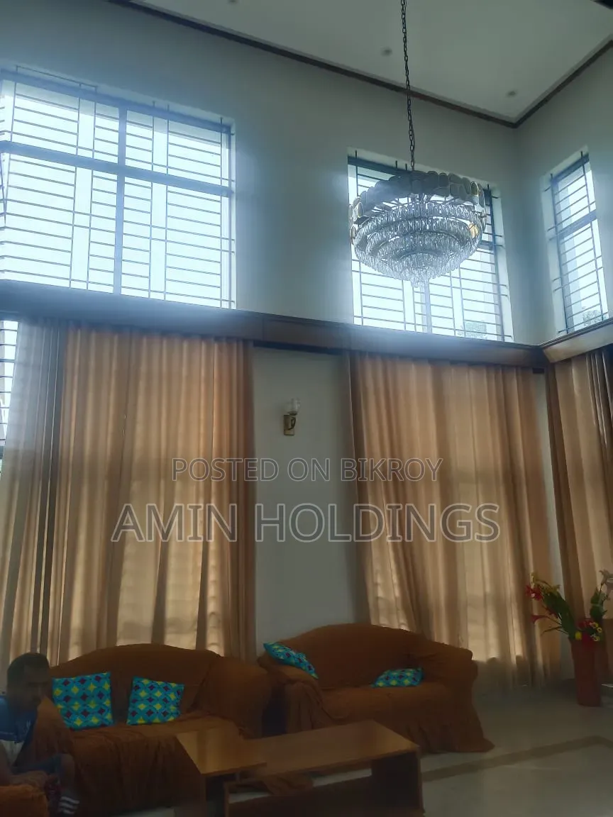 Bungalow house with boundary wall on 16 bigha land for sale in Shariatpur Naodoba