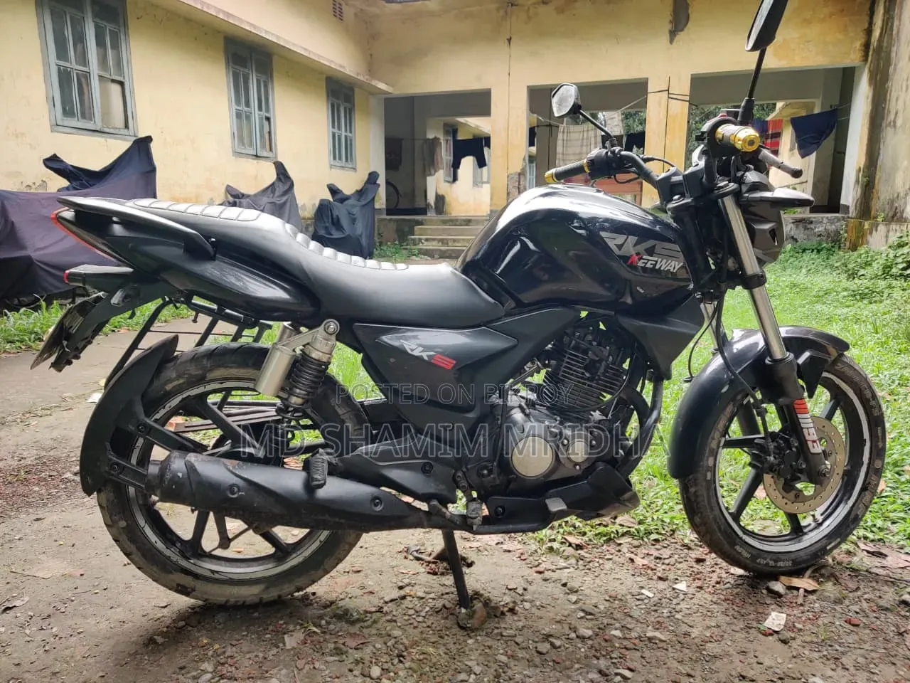 2017 Black Motorcycle