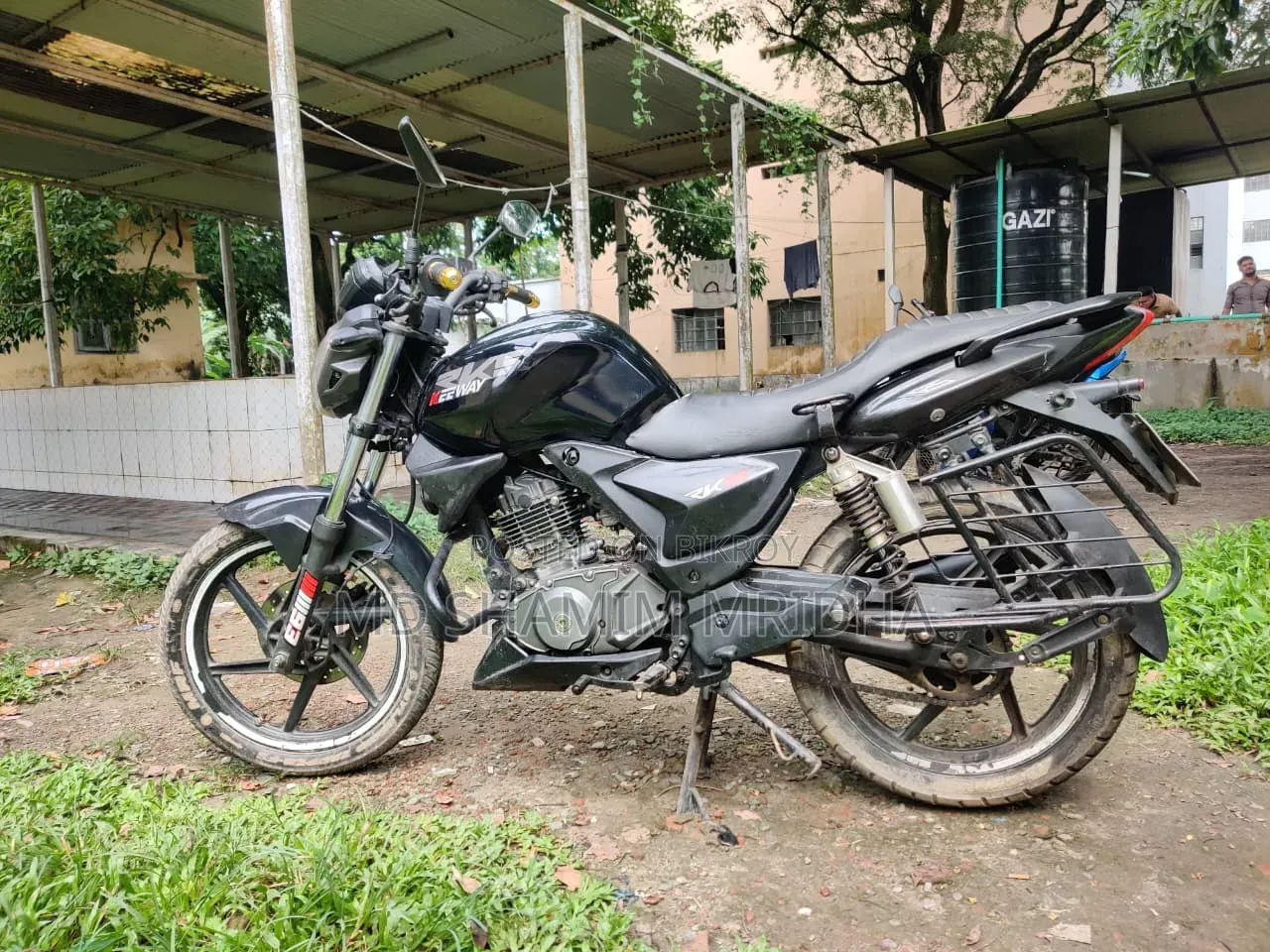 2017 Black Motorcycle