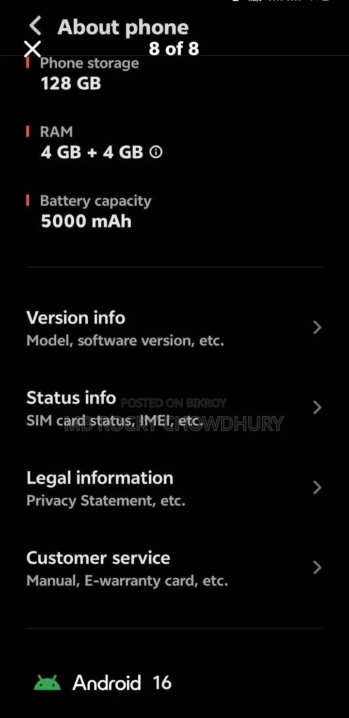 Vivo Y18 128 GB Black
