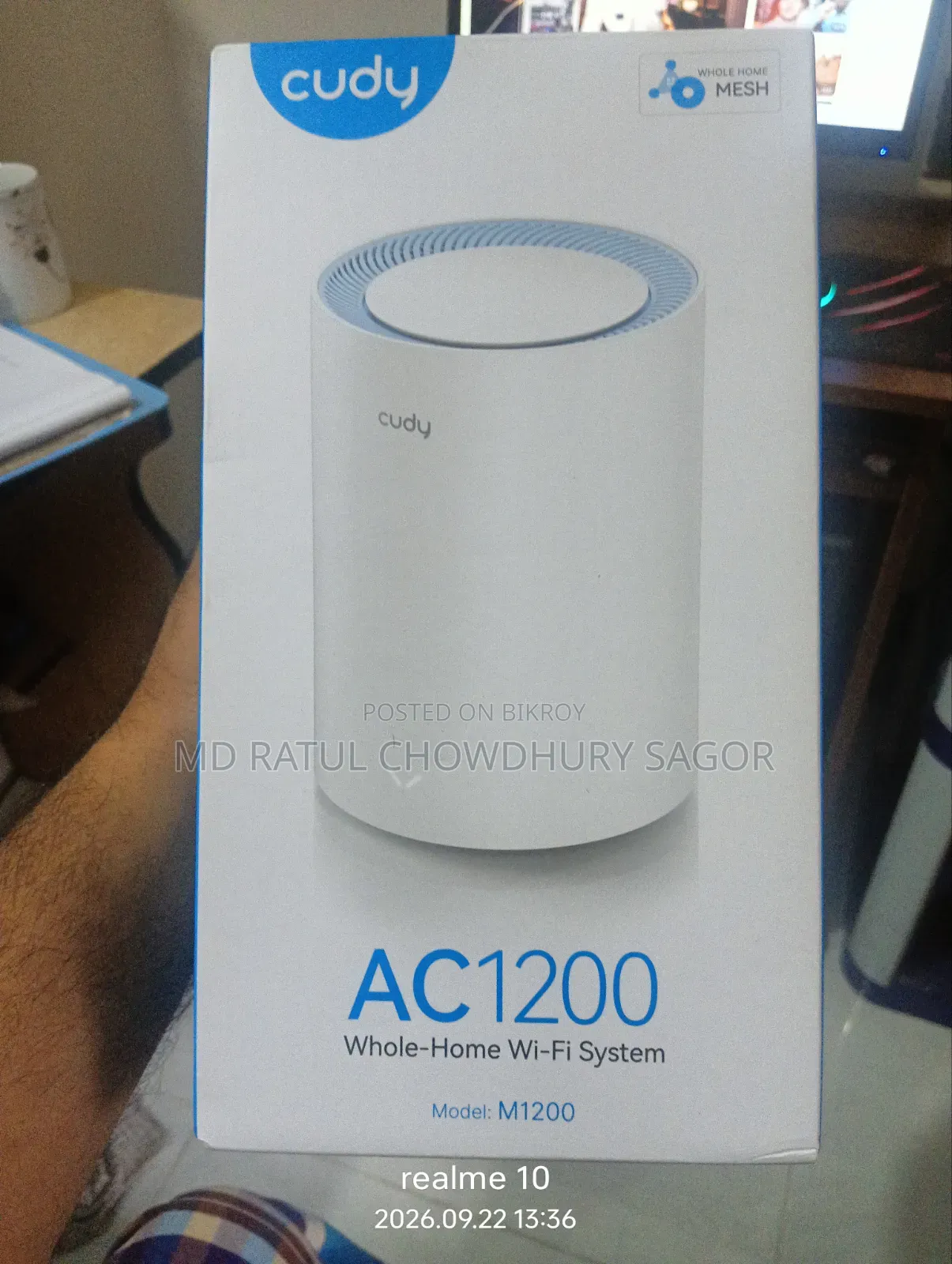 Cudy M1200 AC 1200 Dual Band Mesh Router (2 Pack)