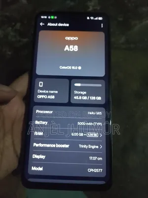 Oppo A58 128 GB Black