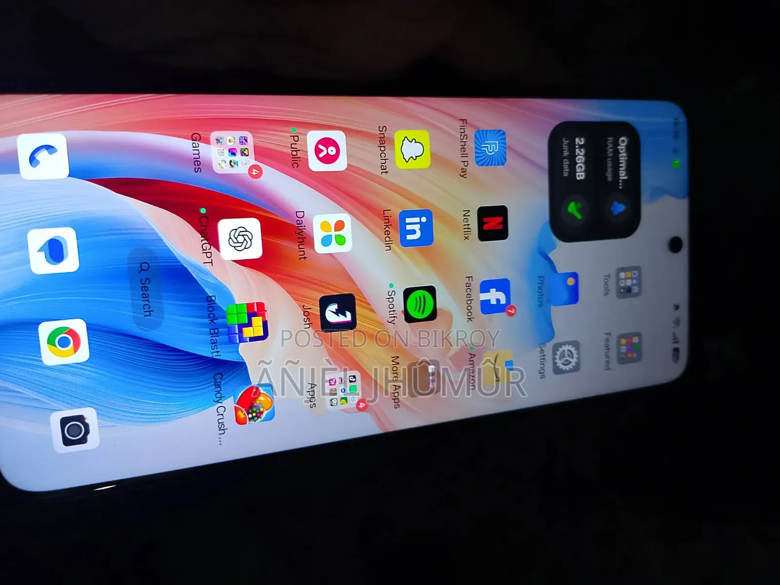 Oppo A58 128 GB Black