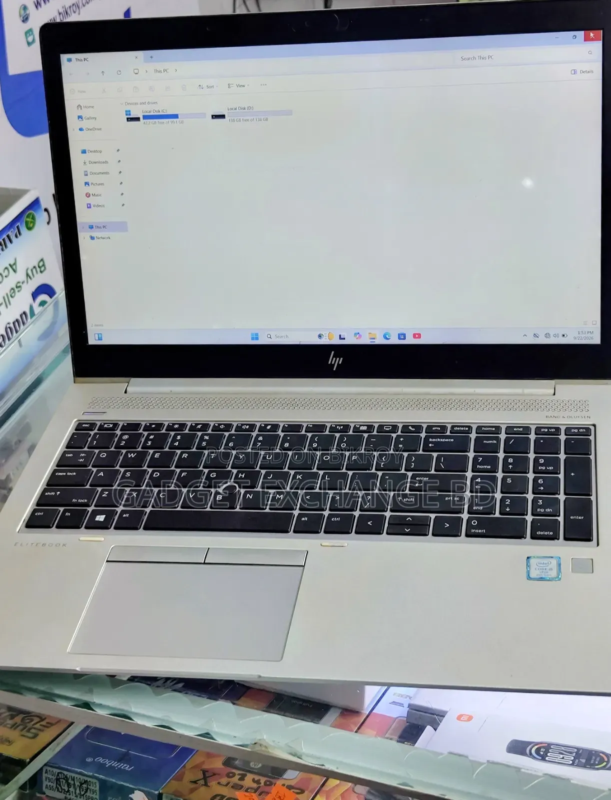 Laptop HP EliteBook 850 G6 16GB Intel Core i5 SSD 256GB