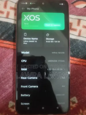 New Infinix Smart 10 Plus 128 GB Pink