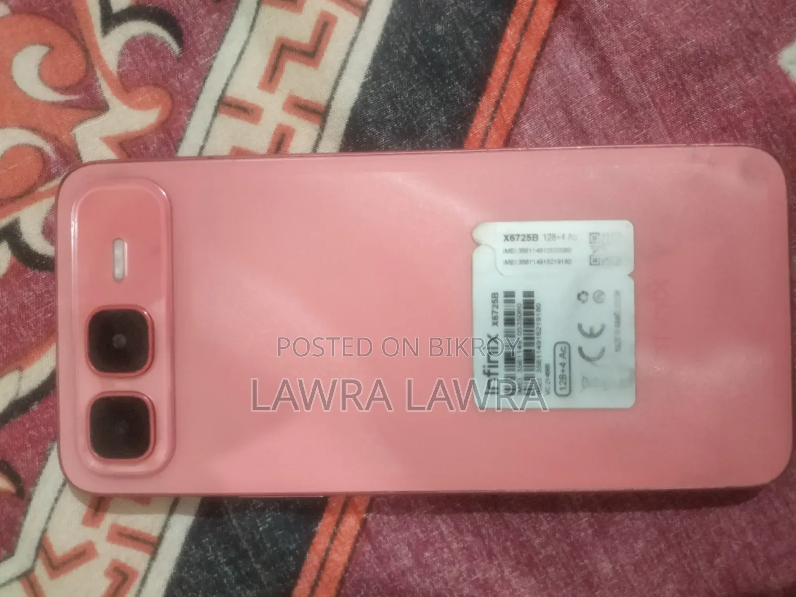 New Infinix Smart 10 Plus 128 GB Pink