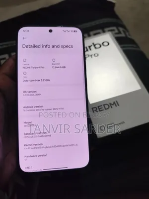 Xiaomi Redmi Turbo 4 Pro 256 GB Black