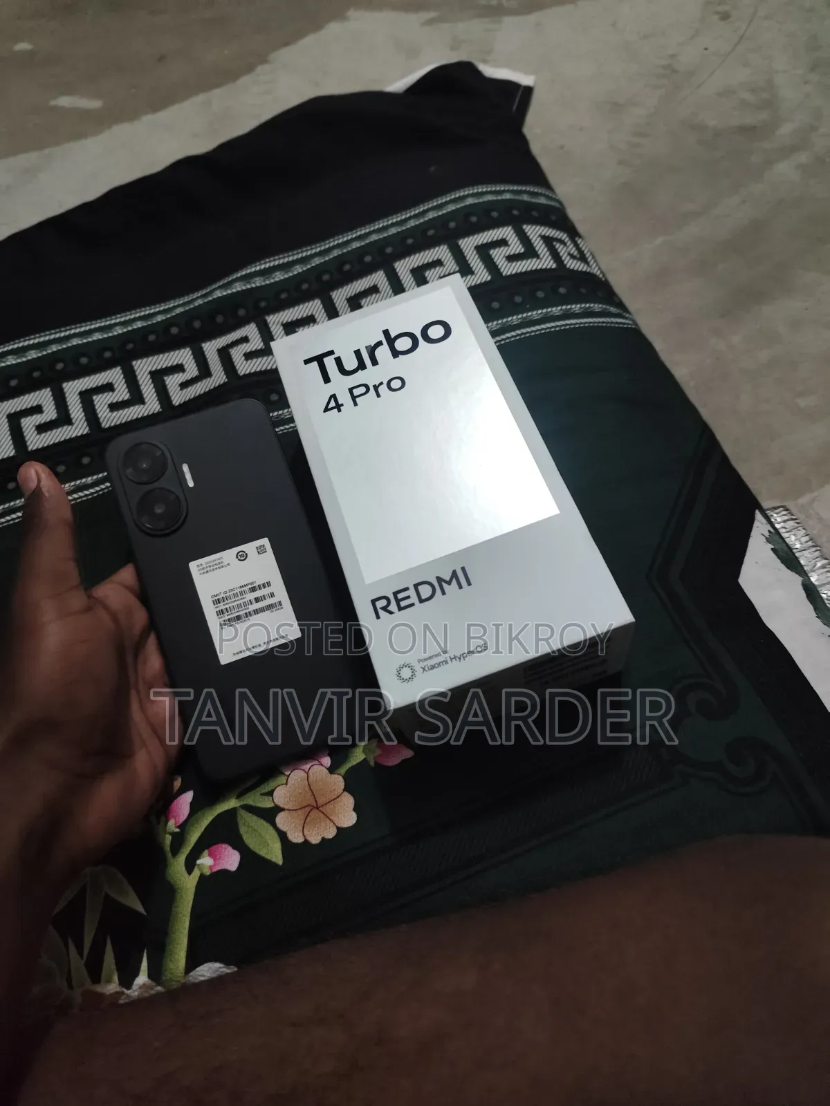 Xiaomi Redmi Turbo 4 Pro 256 GB Black