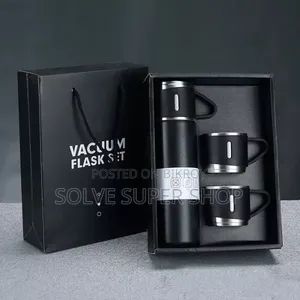 Premium Stainless Steel Vacuum Flask Gift Set